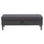 Banc de rangement à couvercle rabattable rembourré-1062176319