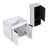 Wall-Mounted Bathroom Vanity With Ceramic Sink