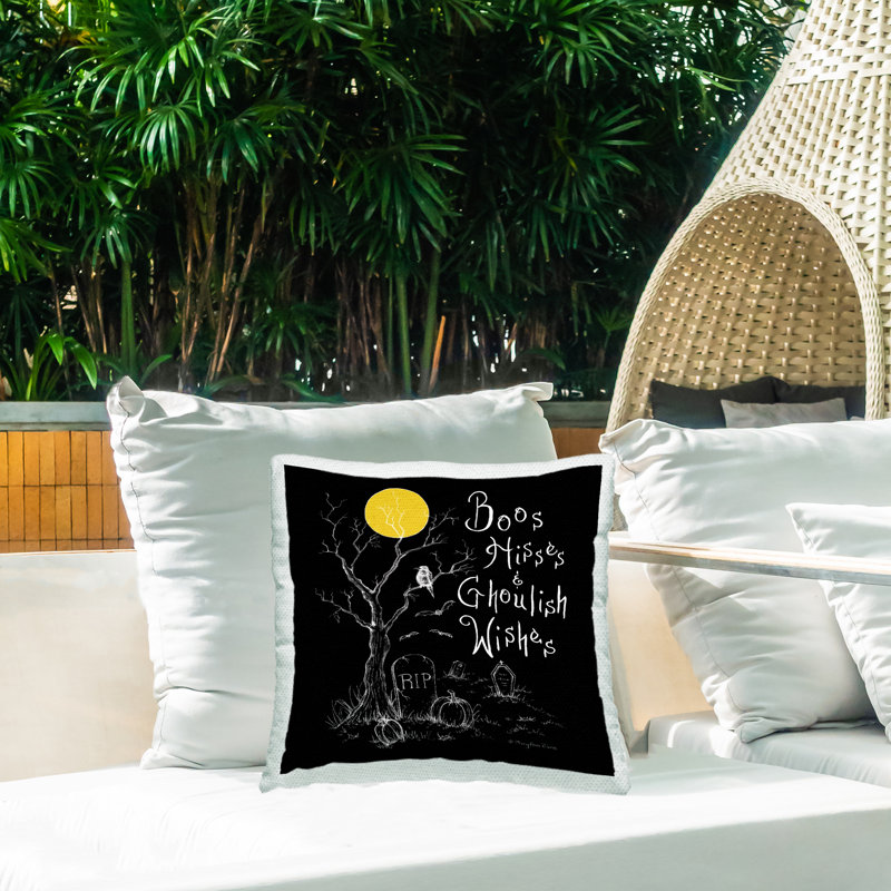 Housse et insert de coussin décoratif carré en polyester pour l'intérieur et l'extérieur
