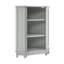Armoire de salle de bain Armoire de rangement de coin triangulaire avec tablette ajustable-1414022134