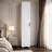 75" Extra Tall Slim Storage Pantry Cabinet With Adjustable Shelves and Metal Handle