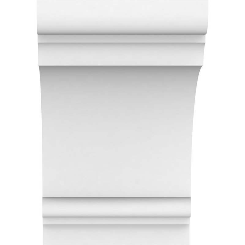 Standard Hughes Signature Urethane Bracket, Primed Tan, 10" H x 6.5" W x 10" D