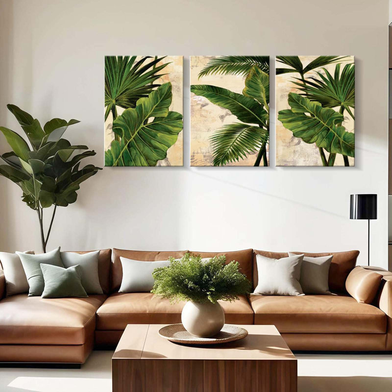 3 Piece Wrapped Canvas Print, 40 cm H x 30 cm W