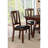Dining Table 4X Side Chairs 1X Bench 6Pcs Dining Set Walnut Finish Dining Room Furniture Transitional Style