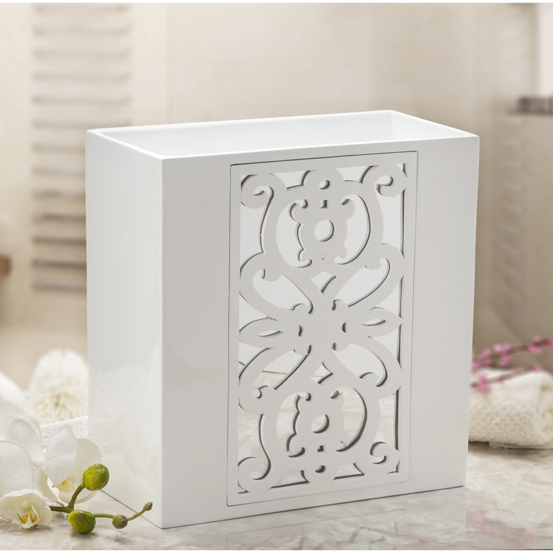 Mirrored Waste Basket for Bathroom/Bedroom