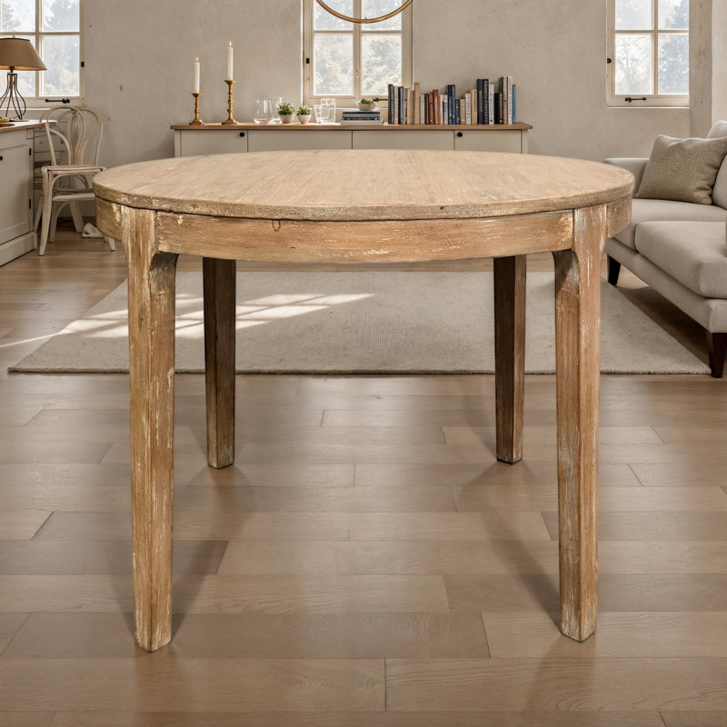 Noah 42" Dining Table In Natural Grey