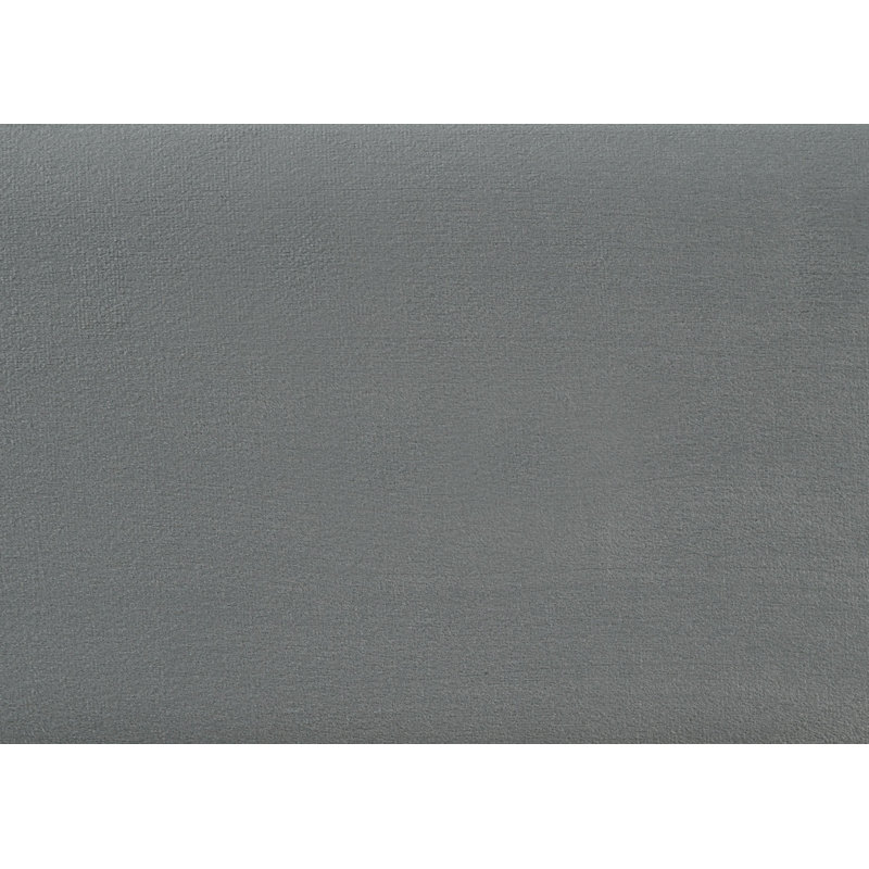 Grand lit plateforme Lucia, Gris clair