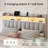 Bed Frame With 4 Drawers For Storage, Bedside Table, Pu Soft Headboard, Built-In Charging Station And Led Lights-1225535526-1225535524