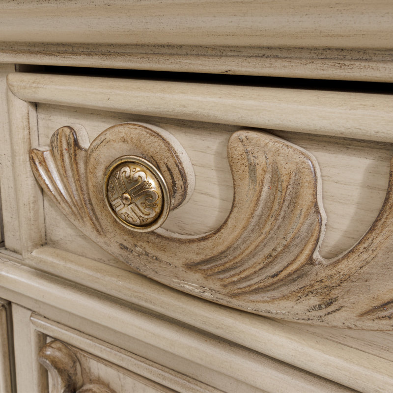 Platine De Royale 73.25'' W Solid Wood Sideboard