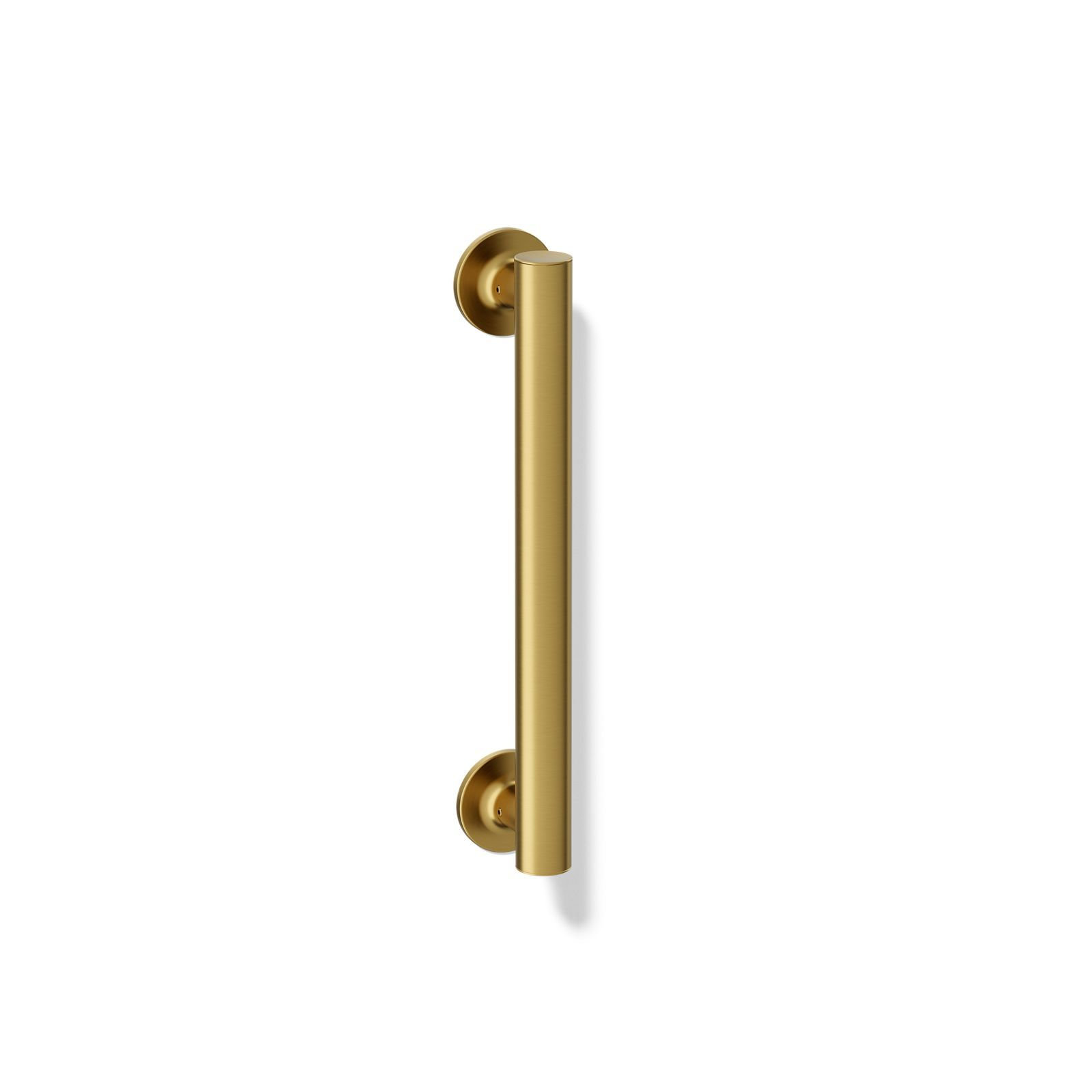 Purist Grab Bar, 12"W, Vibrant Brushed Moderne Brass