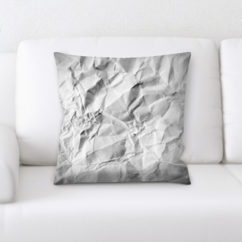 Delvalle Microsuede Reversible Throw Pillow