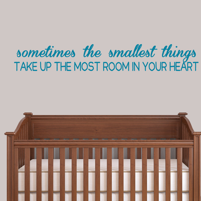 Text & Numbers Non-Wall Damaging Wall Decal, Teal