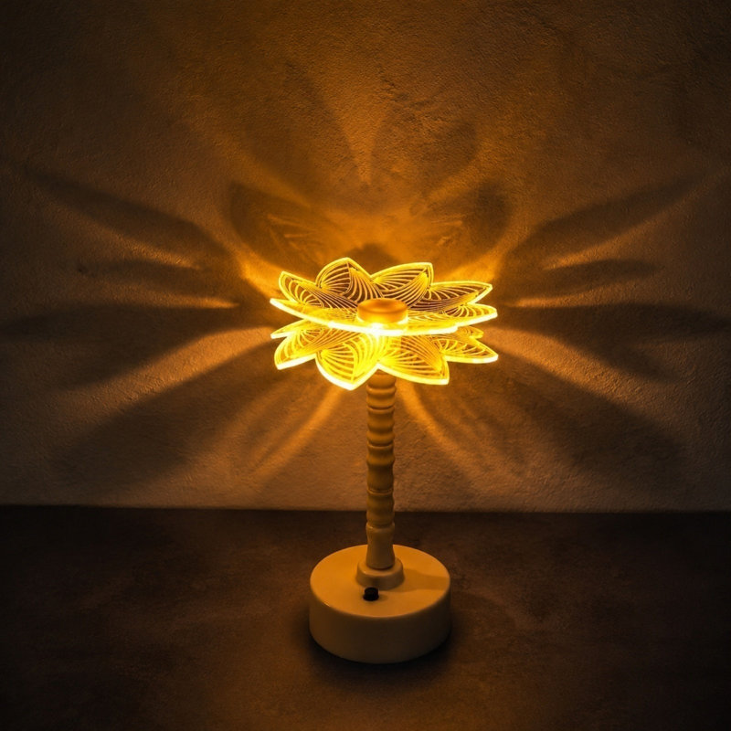 Lampe de chevet à DEL en acrylique