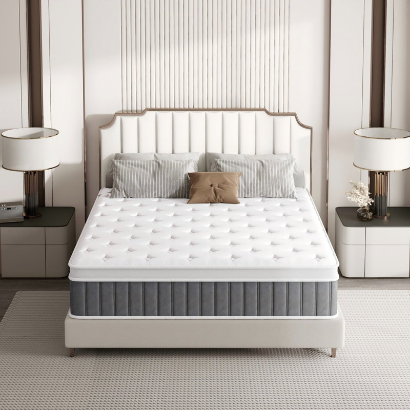Chaudri 30cm Medium Gel Memory Foam Pocket Sprung 2000 Mattress, Double (4'6)