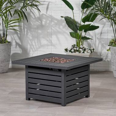 Sunbeam Linear Aluminum Propane/Natural Gas Fire Pit Table & Reviews -  Wayfair Canada