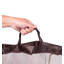 Panier à linge haut BirdRock avec couvercle et 2 sacs amovibles - Panier à linge double pliable 13 gallons (brun)-202463968