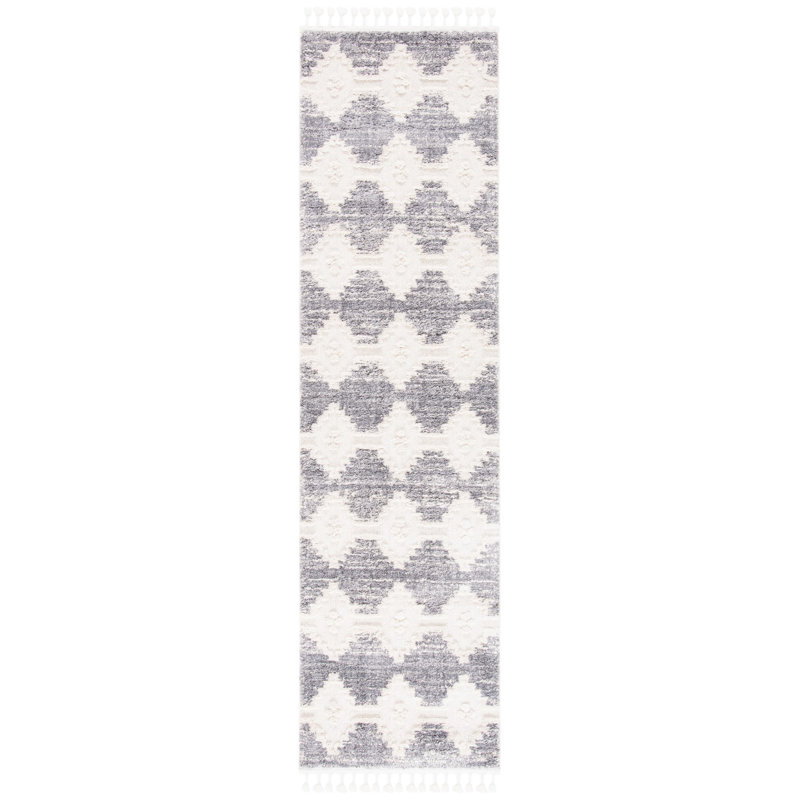 Tapis géométrique performance Ilomay, Tapis de couloir 2 pi 2 po x 8 pi