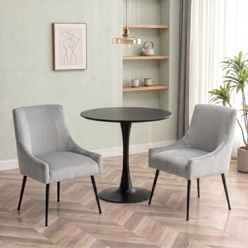 Chaise d'appoint Dinnington, Gris