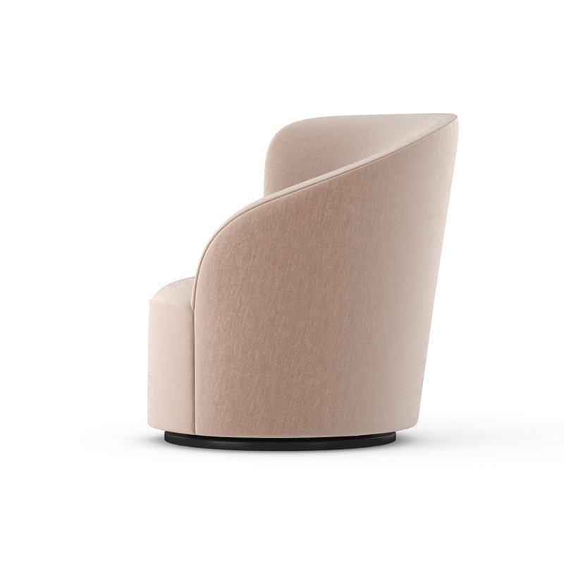 Whorl CAL117 Compliant 31'' Wide Swivel Barrel Chair
