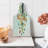 Ambesonne Forest Tempered Glass Cutting Board Flowers Bird on a Branch Pale Eggshell Multicolor