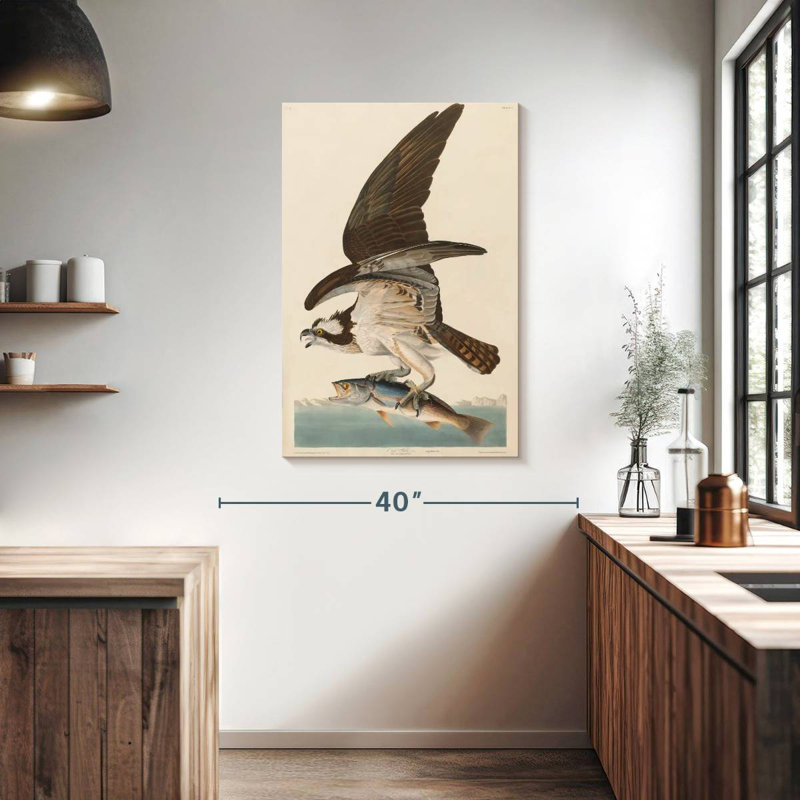 Brampt Osprey And Weakfish, 39" H x 26" W