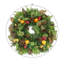 26" Pomegranate, Pinecone and Sedum Evergreen Wreath