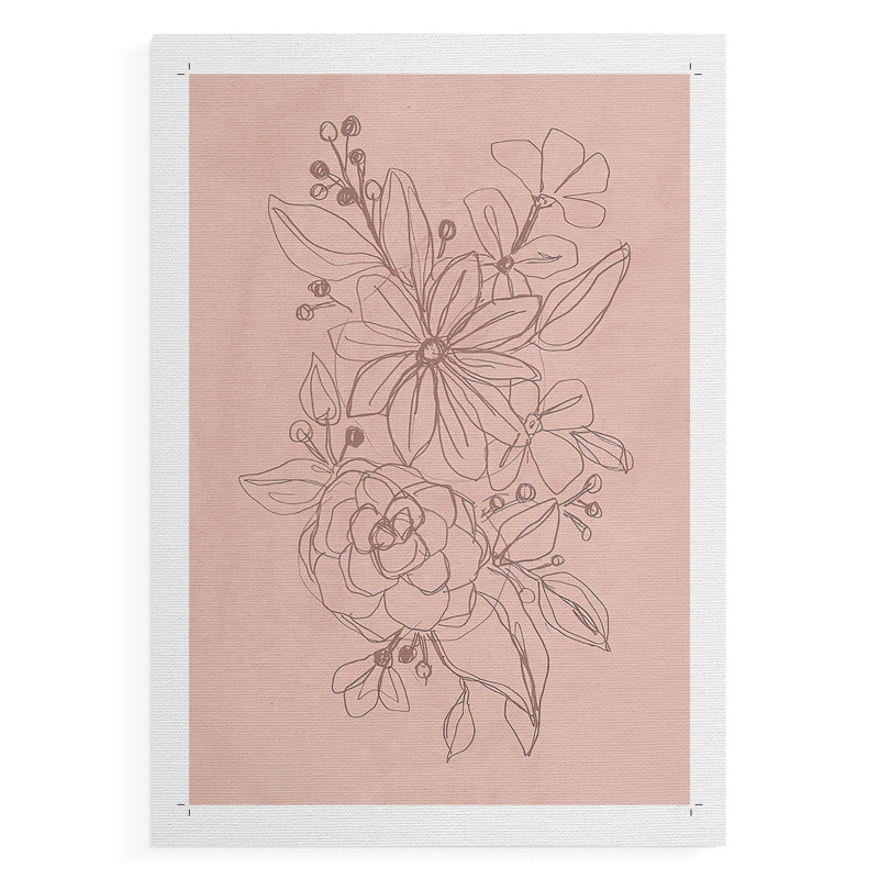 Rosetone Blossoms I - impression sur toile seulement - non encadrée
