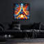 «Eiffel Tower Abstract» par Rey Klimt, art mural en verre acrylique, 36 po x 36 po-1472138430