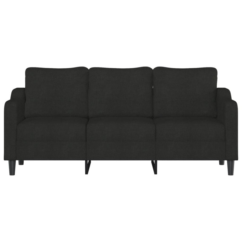 Maysuun Upholstered 78'' Sofa, Black Polyester