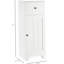 Petite armoire de rangement de salle de bain kleankin (blanc)