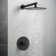 Pressure-Balanced Complete Shower System with Rough in-Valve