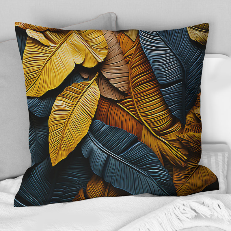 Coussin Vibrant Leafs Field - Plants