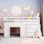 Lit mezzanine simple avec armoire et tablette-1950890074