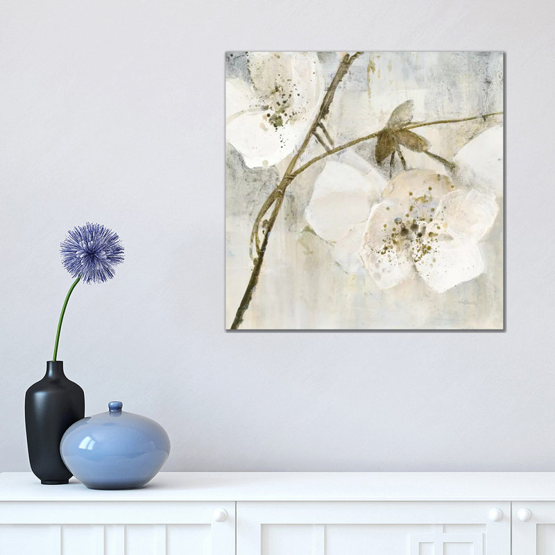 Elegance In Greige II by Albena Hristova - Wrapped Canvas Print, 45.72 cm H x 45.72 cm W x 3.175 cm D