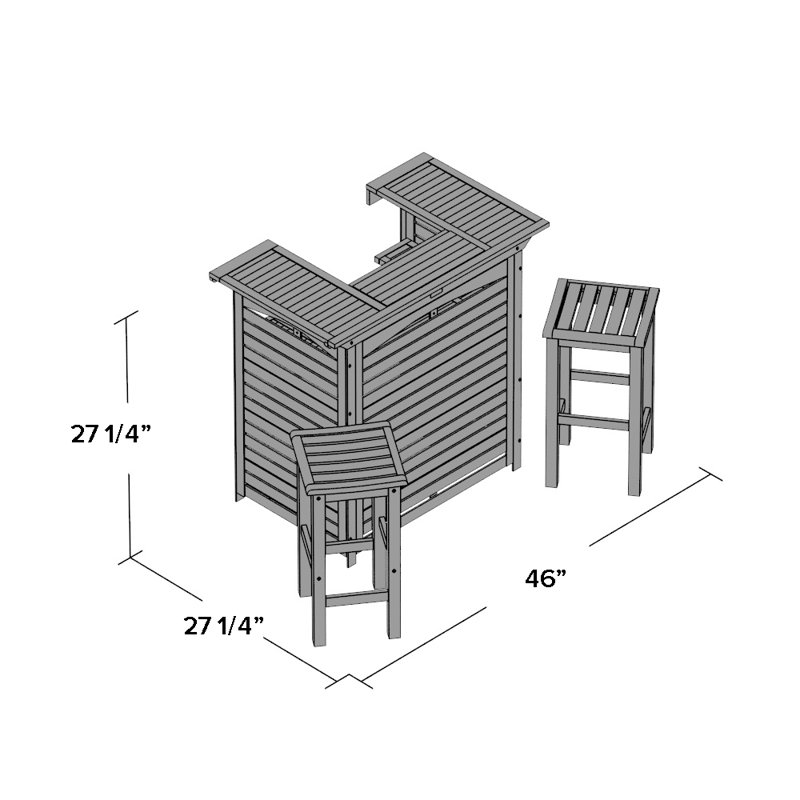 Fairley 46'' Home Bar