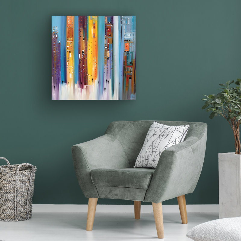 Art sur toile «Ekaterina Ermilkina City», H 14 po x l 14 po