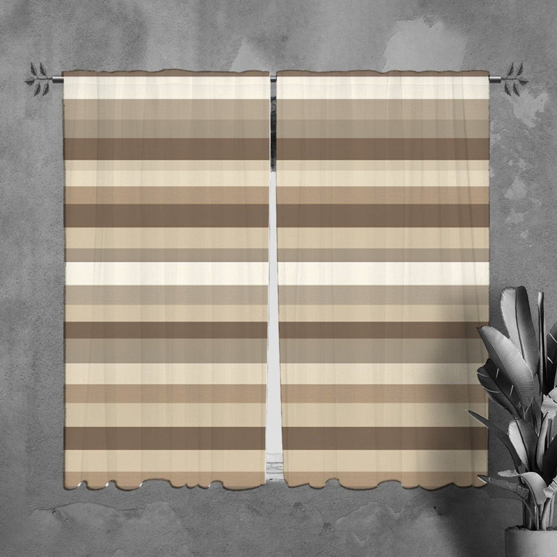 Paire de rideaux obscurcissant en polyester Mariyank, L 20 po x L 61 po