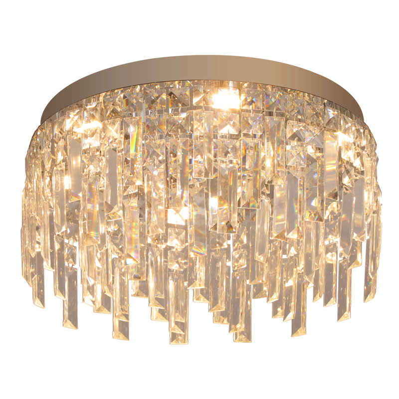 Retsof 1 - Light Chandelier, 20cm H x 40cm W x 40cm D, Chrome