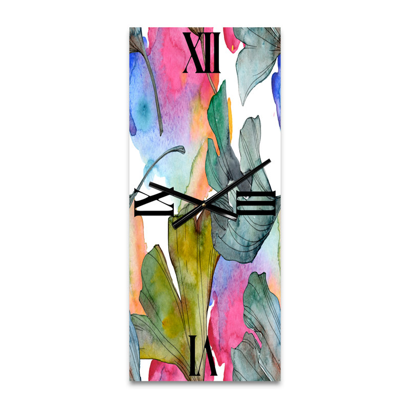 Horloge murale traditionnelle Ginkgo Biloba, Petit