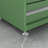 Green Drawer Tool Cabinet 23.6'' W Steel Middle Chest
