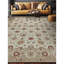 Tapis ivoire et doré de haute qualité noué à la main Cantebury