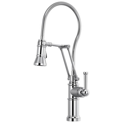 Artesso® Articulating Single Handle Kitchen Faucet With Finished Hose