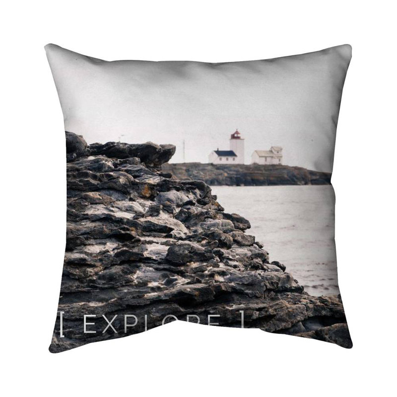 Explore - 18"x18" Throw pillow cover - Poly twill - Print on demand, Pillow Cover Only - No Insert, 18"H x 18"W