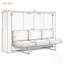 Lit escamotable avec canapé intégré, comprenant quatre tablettes de rangement intégrées et une station de chargement USB pratique pour gagner de la place.-1608170145