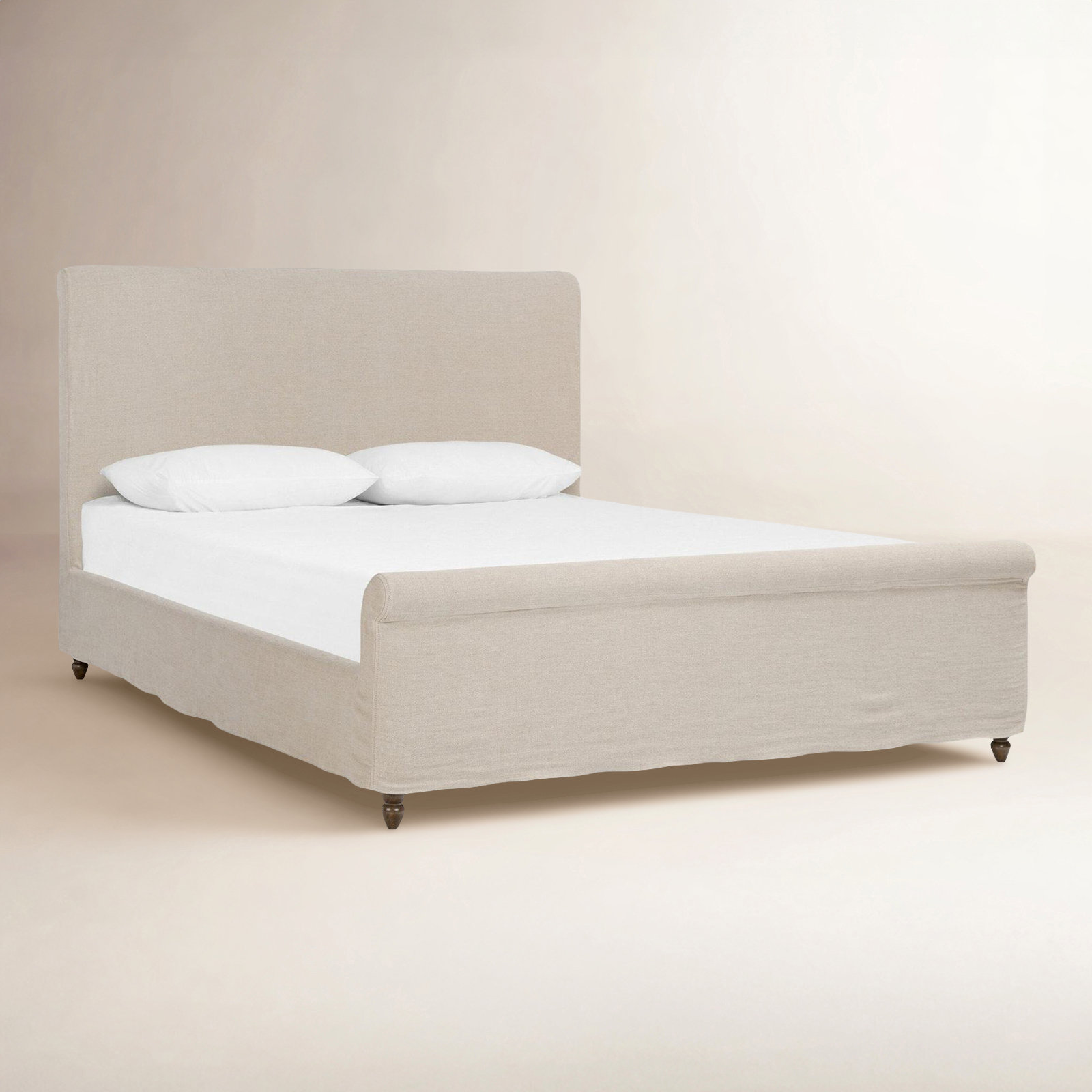 Dalia Bed, King, Cream