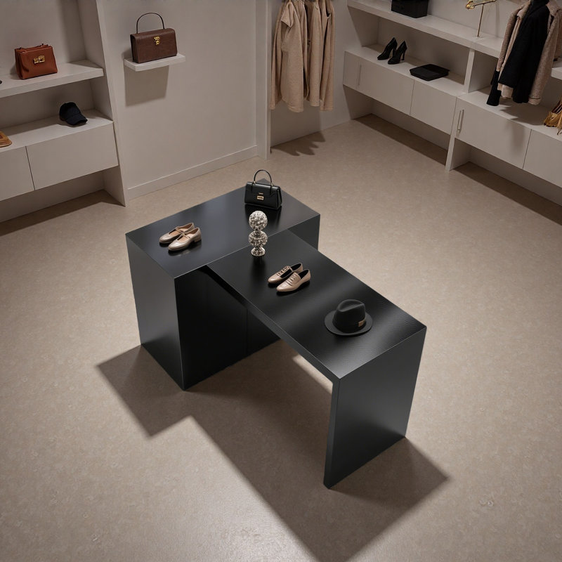 Présentoir pour vêtements, Noir