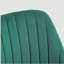 Chaise de bureau d'ordinateur en velours pivotant en forme de feston pour bureau à domicile ou chambre à coucher-415186386