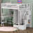 Imantas Kids Twin Loft Bed with Drawers-2144086729