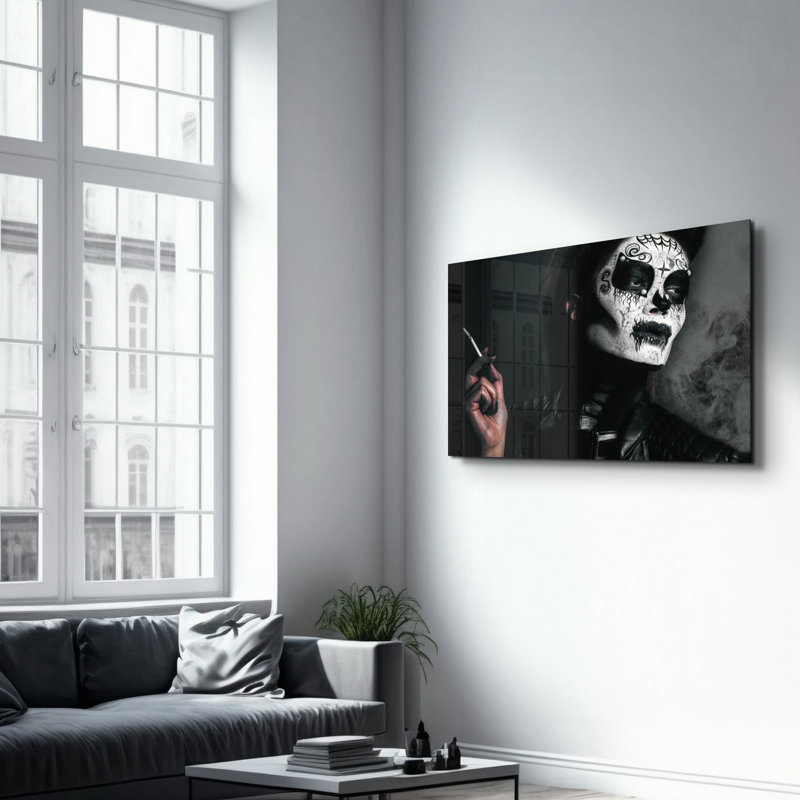 Elegant Tempered Glass Wall Art Painting, 13.8 x 21.7 inches | 100% Tempered Glass, Thickness: 0.16 inches | UV Printed for Vibrant Colors | Perfect for Home Decor, Living Room, & Office Spaces