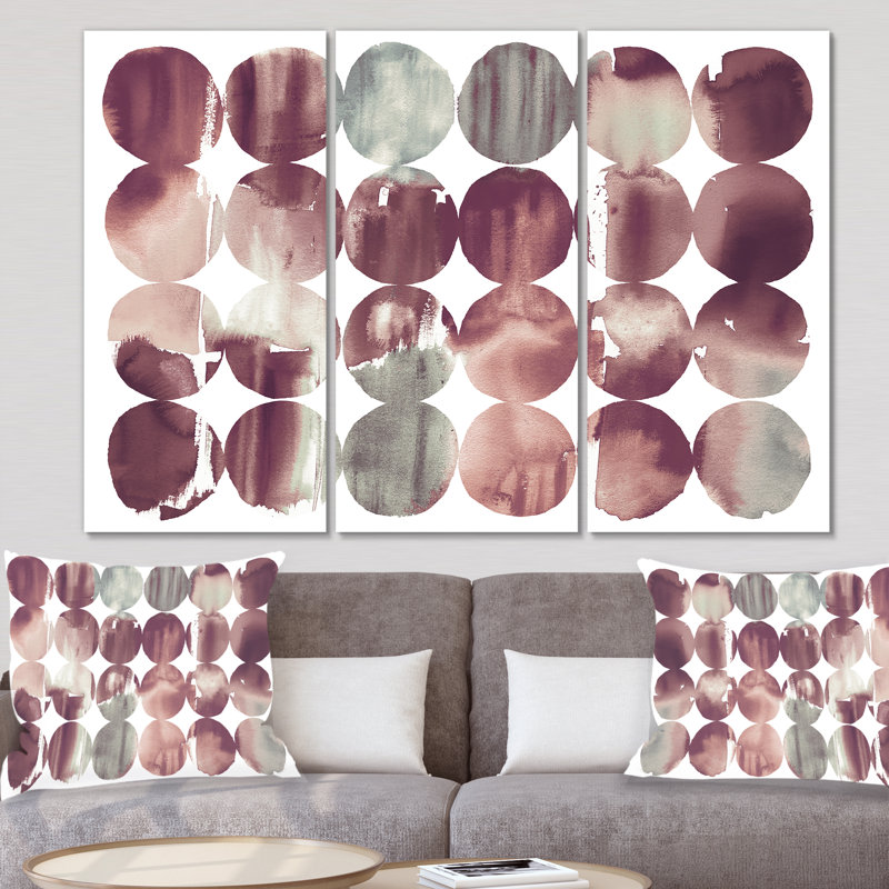 « prune points », reproduction d’image multi-parties sur toile, "plum points’premium ii minimal, H 28 po x l 36 po x P 1 po